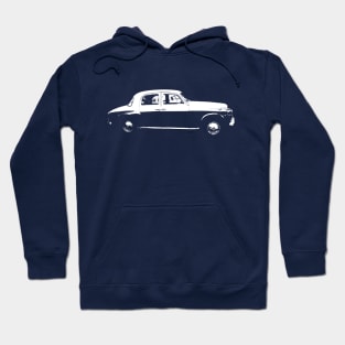 Rover P4 1950s British classic car side view Hoodie